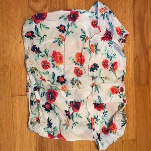 Floral tube top